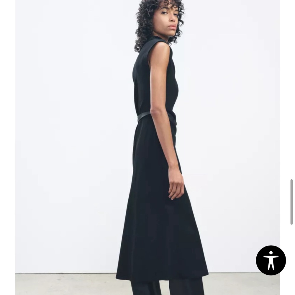 ZW COLLECTION BELTED MIDI DRESS
BLACK - Picture 6 of 10